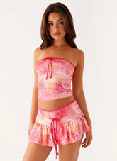 Corbin Tube Top - Flamingo Fling