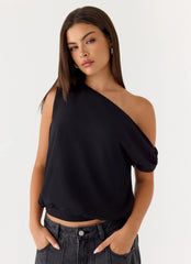 Stick Around Top - Black