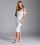 Lavish And Lovely Bodycon Lace Midi Dress