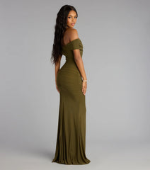 Allison Off-The-Shoulder Mermaid Formal Dress
