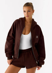 Signature Low Rise Sweatshorts - Chocolate