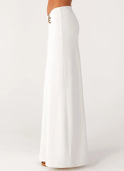 Shoreline Glow Maxi Skirt - Off White