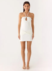 Sacred Mini Dress - White