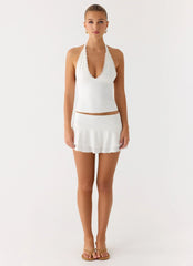 Illuminate Mini Skort - White