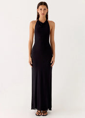 Starlight Nights Maxi Dress - Black