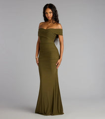 Allison Off-The-Shoulder Mermaid Formal Dress
