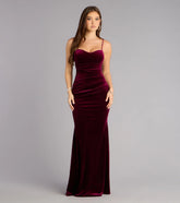 Layne Velvet Mermaid Formal Dress