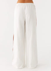 Dalida Linen Pants - Ivory
