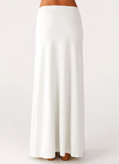 Shoreline Glow Maxi Skirt - Off White