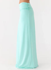 Elisabetta Maxi Skirt - Aqua