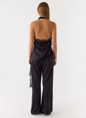 Emilee Cowl Top - Black
