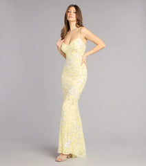 Irie Sequin Lace Mermaid Formal Dress