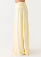 Natalya Maxi Skirt - Yellow