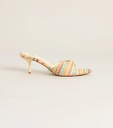 Spritz O' Clock Kitten Striped Heels