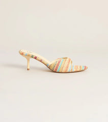 Spritz O' Clock Kitten Striped Heels