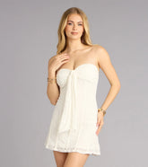 Forever Island Time Lace Mini Dress