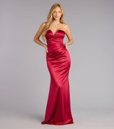Sherry Satin Mermaid Formal Dress