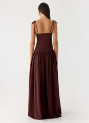 Giovanna Maxi Dress - Chocolate Drizzle