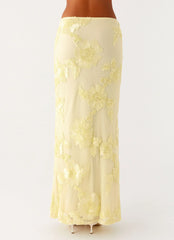 Radiate Maxi Skirt - Yellow