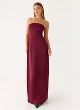 Jiana Maxi Dress - Merlot