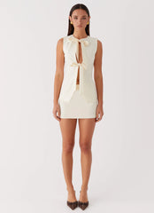 Dottie Tie Top - Ivory