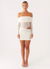 No Doubt Mini Dress - Ivory