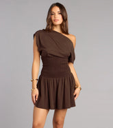 Effortlessly Done One Shoulder Dress