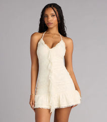 Whispered Romance Lace Mini Dress