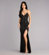 Mckayla Rhinestone Mermaid Formal Dress