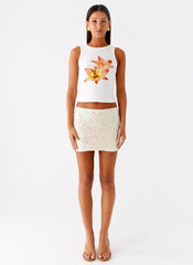 Kalita Mini Skirt - Ivory