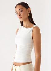 Short Notice Top - White