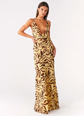 Viva Lune Maxi Dress - Laguna Print