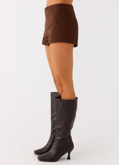 Nia Micro Short - Chocolate