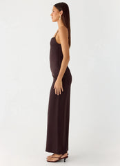Hartwell Maxi Dress - Chocolate