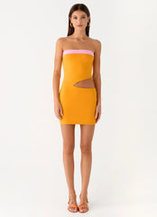 Ica Mini Dress - Orange