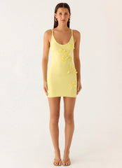 Cottesloe Mini Dress - Yellow