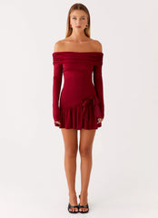 Grazia Mini Dress - Red