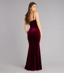 Layne Velvet Mermaid Formal Dress