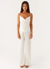 Deacon Low Rise Pants - Butter