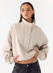 Luca Trench Jacket - Cool Tan