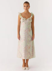Europa Midi Dress - Mystic Paisley