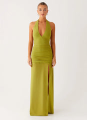 Island Muse Dress - Lime