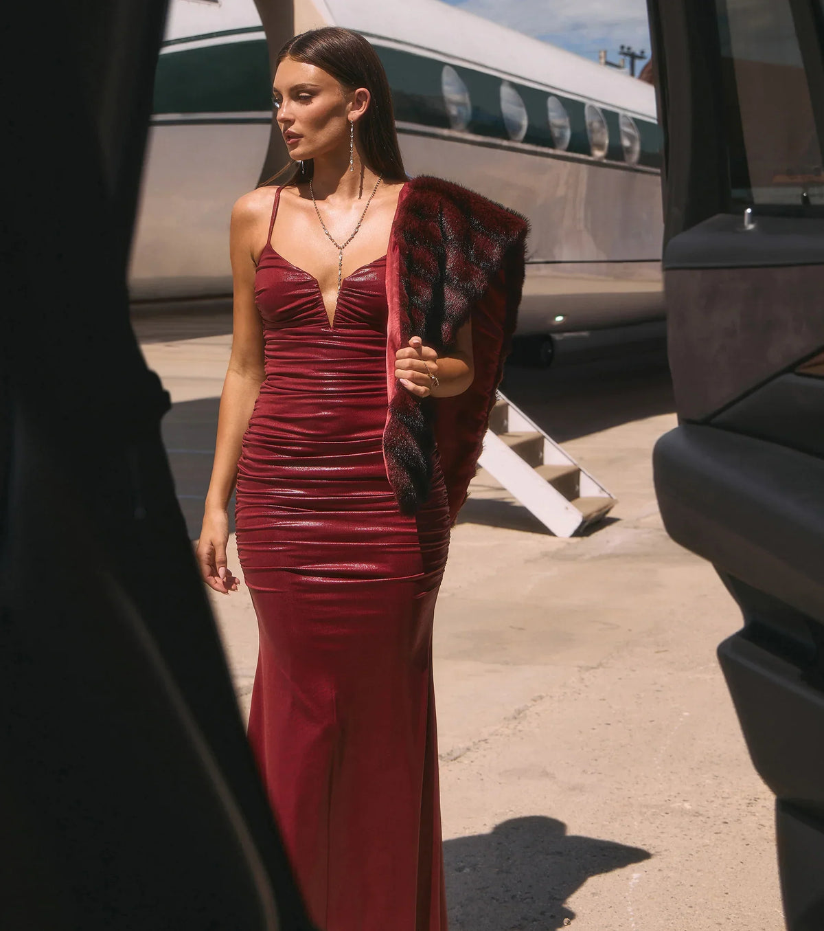Amaya Ruched Mermaid Formal Dress
