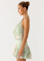 When I Move Mini Dress - Mystic Paisley