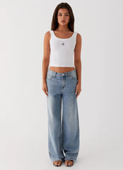 Signature Tank Top - Plain White