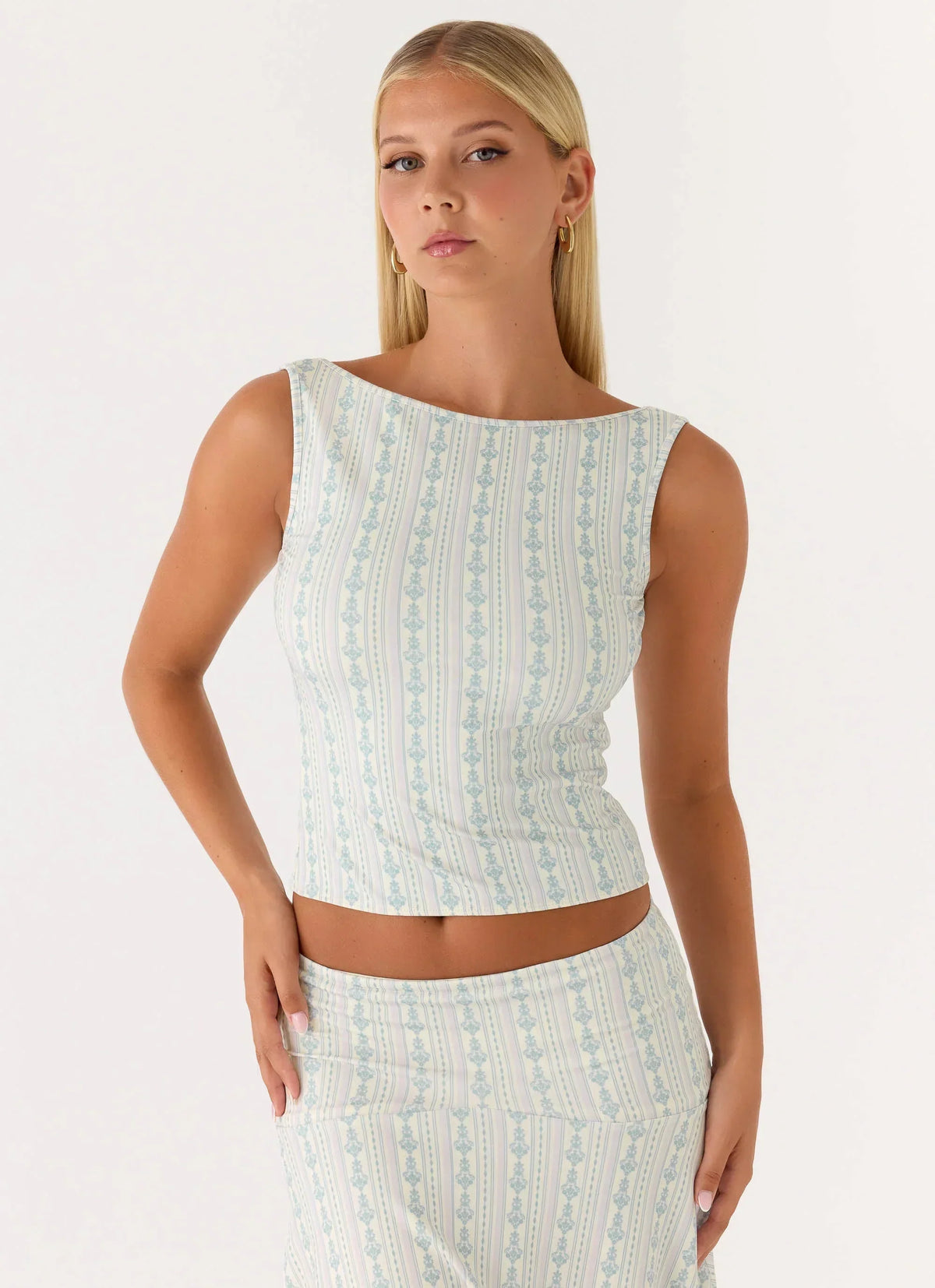 Suns Out Tank Top - Vintage Stripe