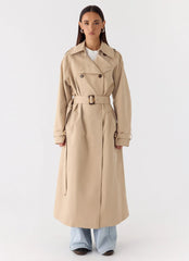 Jackie Trench Coat - Tan