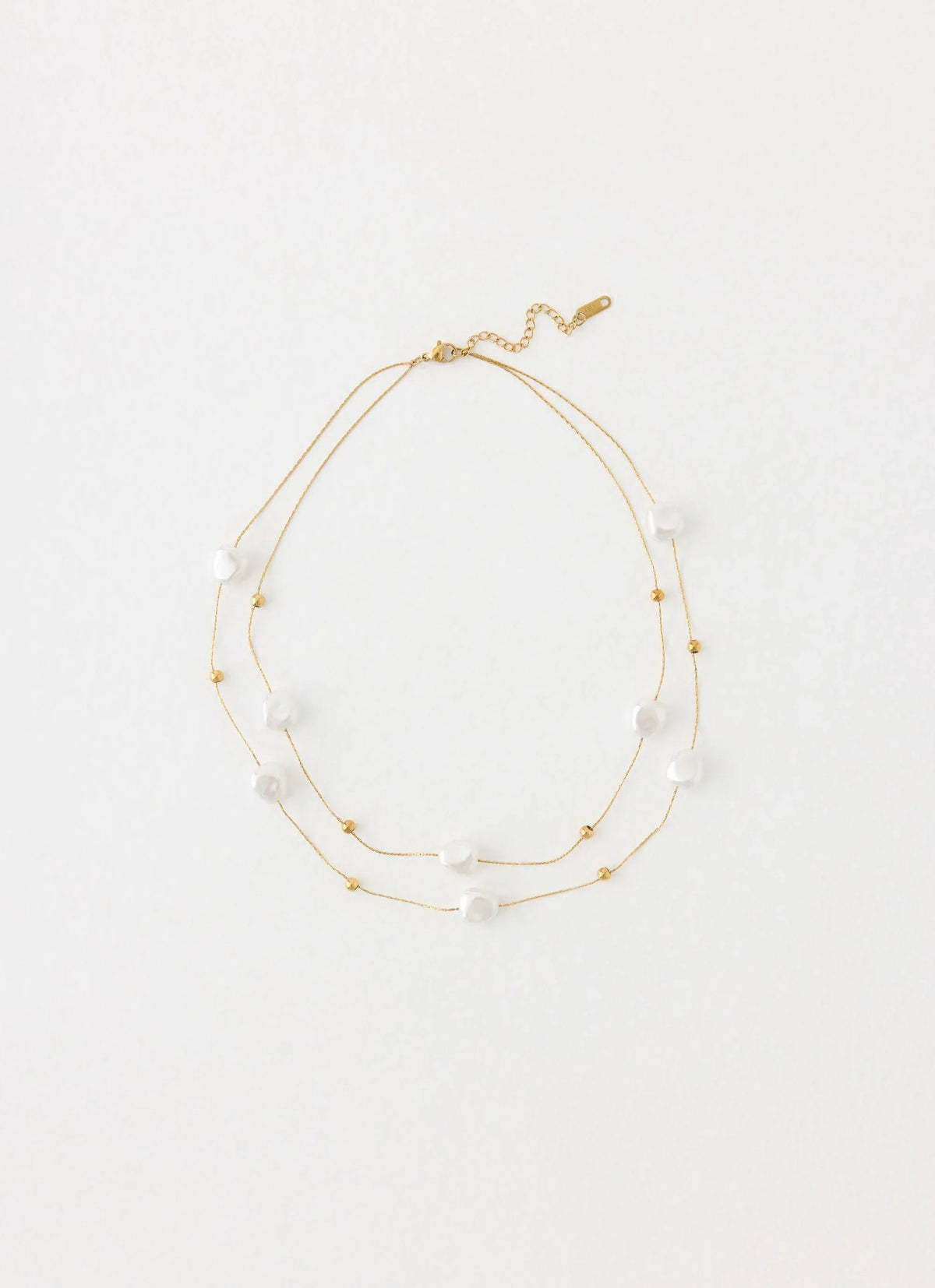 Serena Pearl Necklace - Pearl/Gold