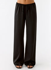 Deacon Low Rise Pants - Black