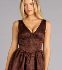 Sweet Indulgence Satin Mini Dress